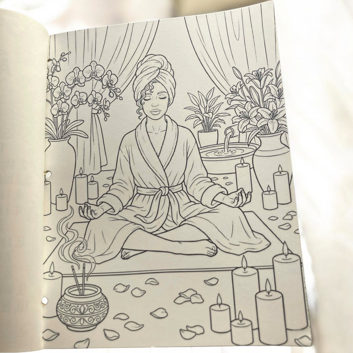 TT&D COLORING EXPERIENCE: PAGES OF CALM,LUXE AND INTENTIONAL SELF-CARE