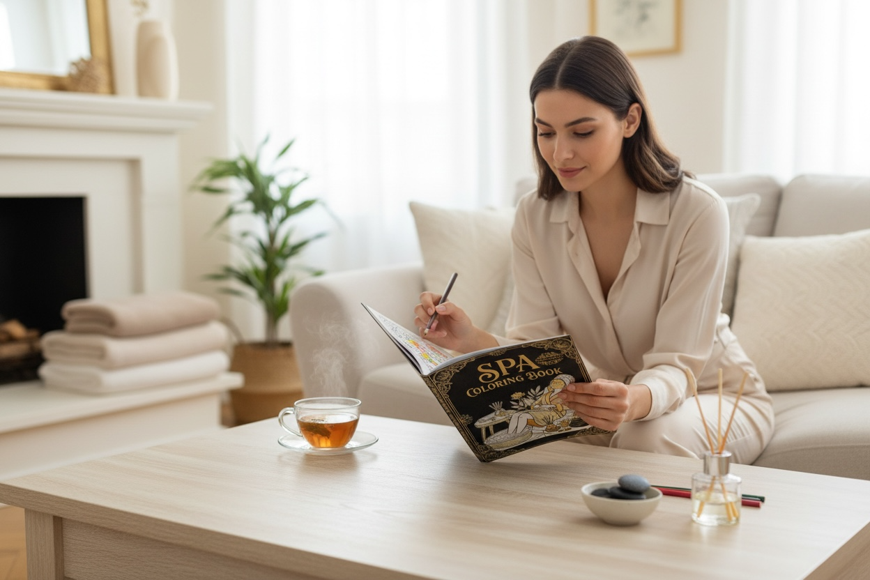 TT&D COLORING EXPERIENCE: PAGES OF CALM,LUXE AND INTENTIONAL SELF-CARE
